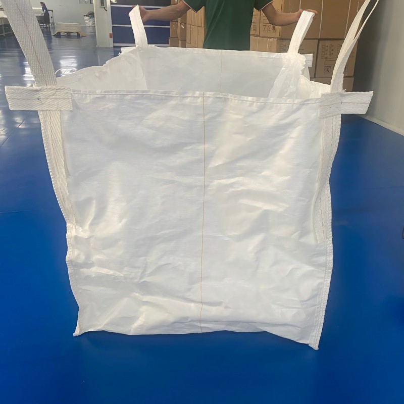 出口美国可支撑垃圾袋 可插铁管花园 建筑垃圾袋 1.5吨抗UV吨袋