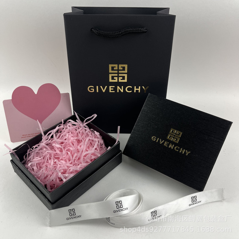 Caja de lápiz labial de gran nombre Y caja de regalo de oro pequeño verde caja de embalaje antigua bolsa de regalo Ama labio CH bolsa de regalo H caja de regalo