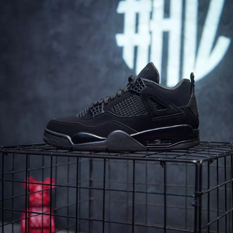 Путянь Чуньюань aj4 мужская обувь 2024 новый черно-белый страх черный самурай AMM совместное название белый цемент спорт и отдых