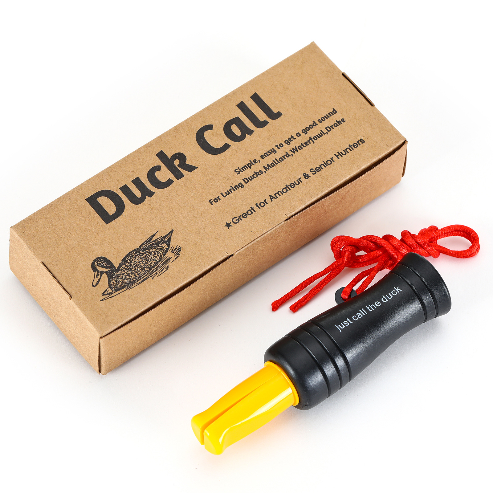 Cross-border Bestseller: Plastic Whistle That Imitates Duck Calls For Outdoor Camping And Survival_voghion.com
