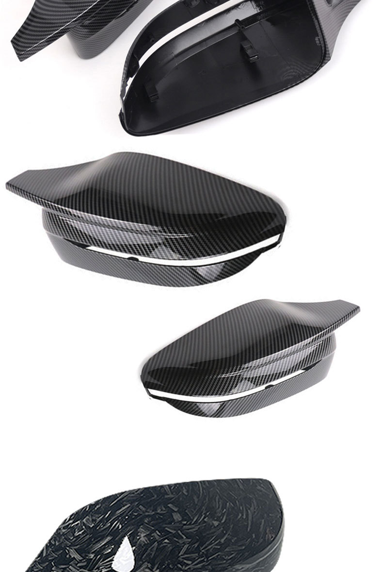 Suitable for Bmw 3 Series G20 G30, Various Replacement-Style Horn-Shaped Modified M3 M4 Left-Hand Drive Rearview Mirror Shells