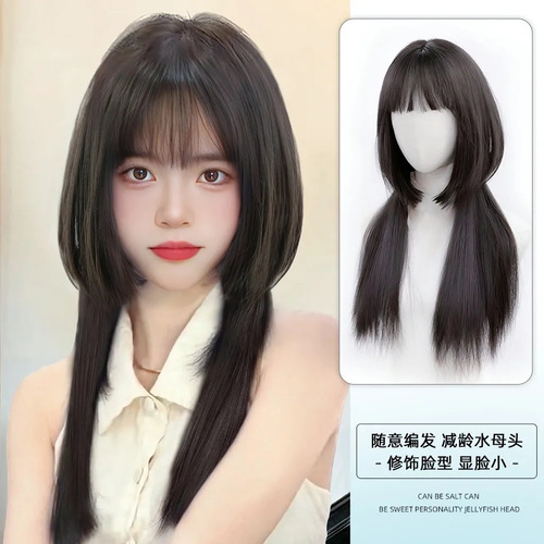 Kuaishou Live Style Bestselling Jellyfish Head Full Head Covering Wig for Women Factory