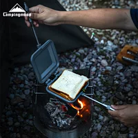 Coleman TT-1315 Товары для активного отдыха Кемпинг Зажим для завтрака Кастрюля для выпечки Съемная ручка Многоцелевой зажим для сдобы для сэндвичей
