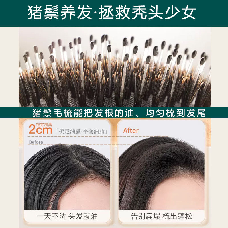 豚たてがみ櫛さん専用長髪エアマット櫛マッサージ頭部経絡家庭用携帯エアバッグ小櫛|undefined