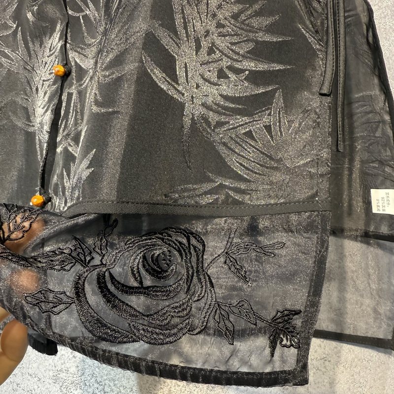 新しい中国風の重刺繍オーガンザベスト女性のための 2025 夏の新しい通気性スリムチョッキベスト女性のための|undefined