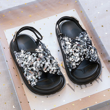 女童鞋子凉鞋夏款2024新款儿童女孩沙滩软底防滑中大童韩版公主鞋