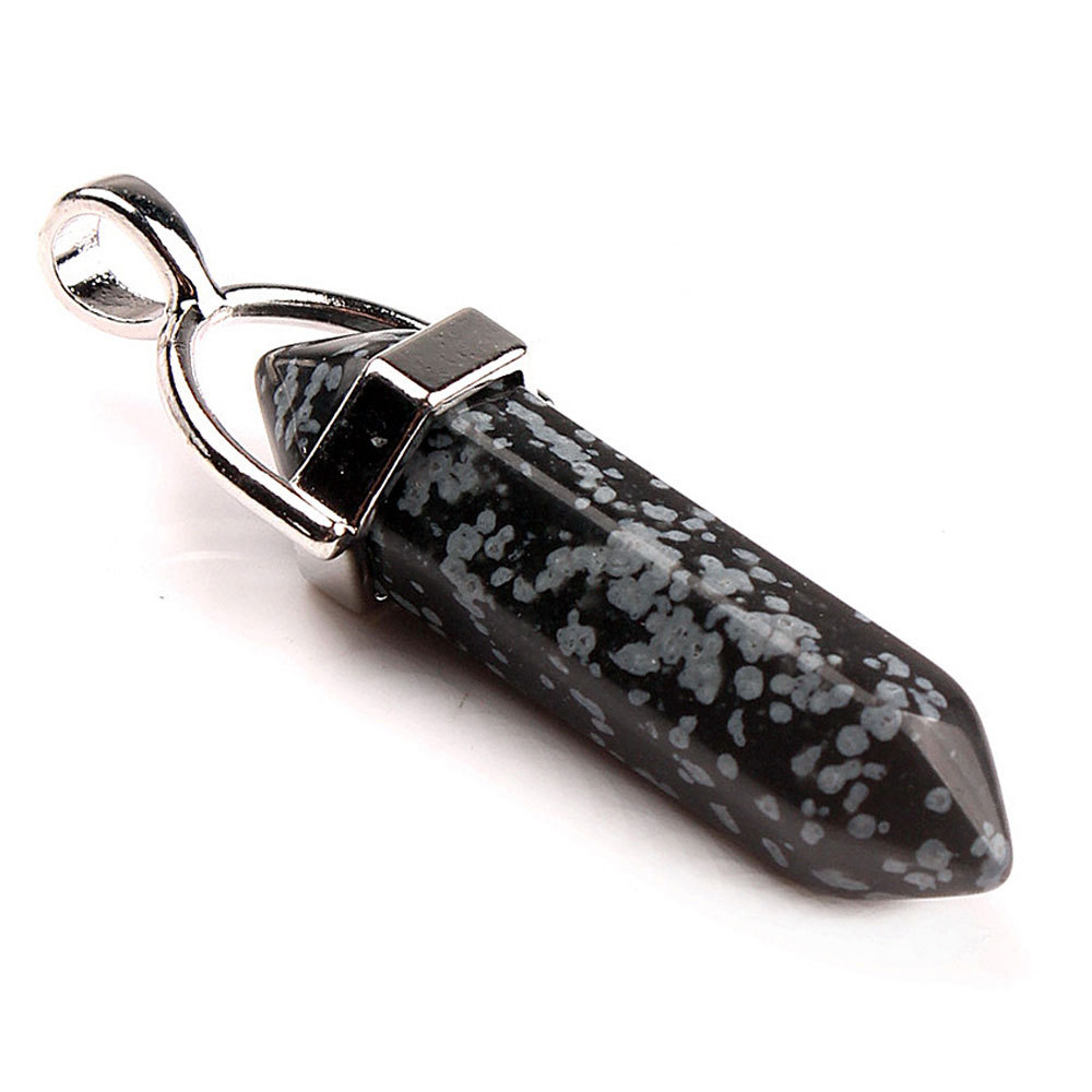Jewelry Accessories Classification 1 Piece Quantity 1 Piece Natural Stone Crystal Rhombus Retro