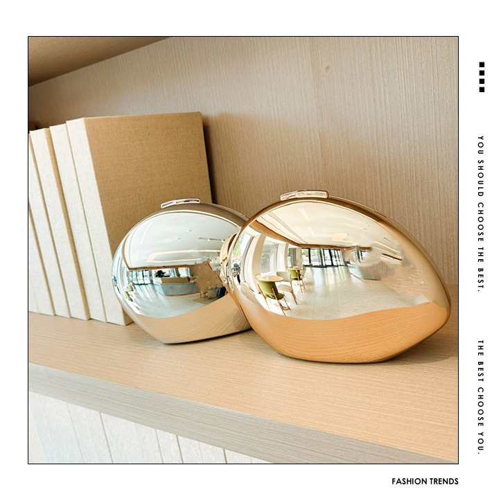 Bolsa de cena acrílica de venta transfronteriza de nicho de diseño especial bolsa de cena huevo de ganso hombro bolso de mano