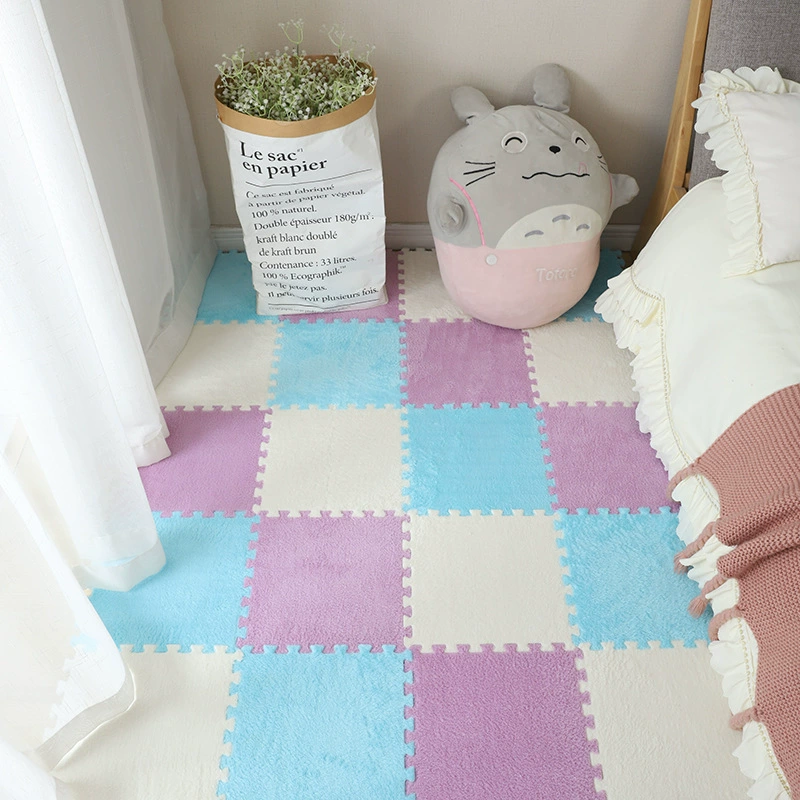 INS Wind Детская комната Полный магазин Flip -режим Foam Switching Plush Plush Plasma Carpet Bedroom