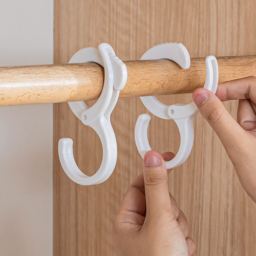 S-type snap-in hooks wardrobe wardrobe hooks home punch-free kitchen bathroom snap-on desktop hooks