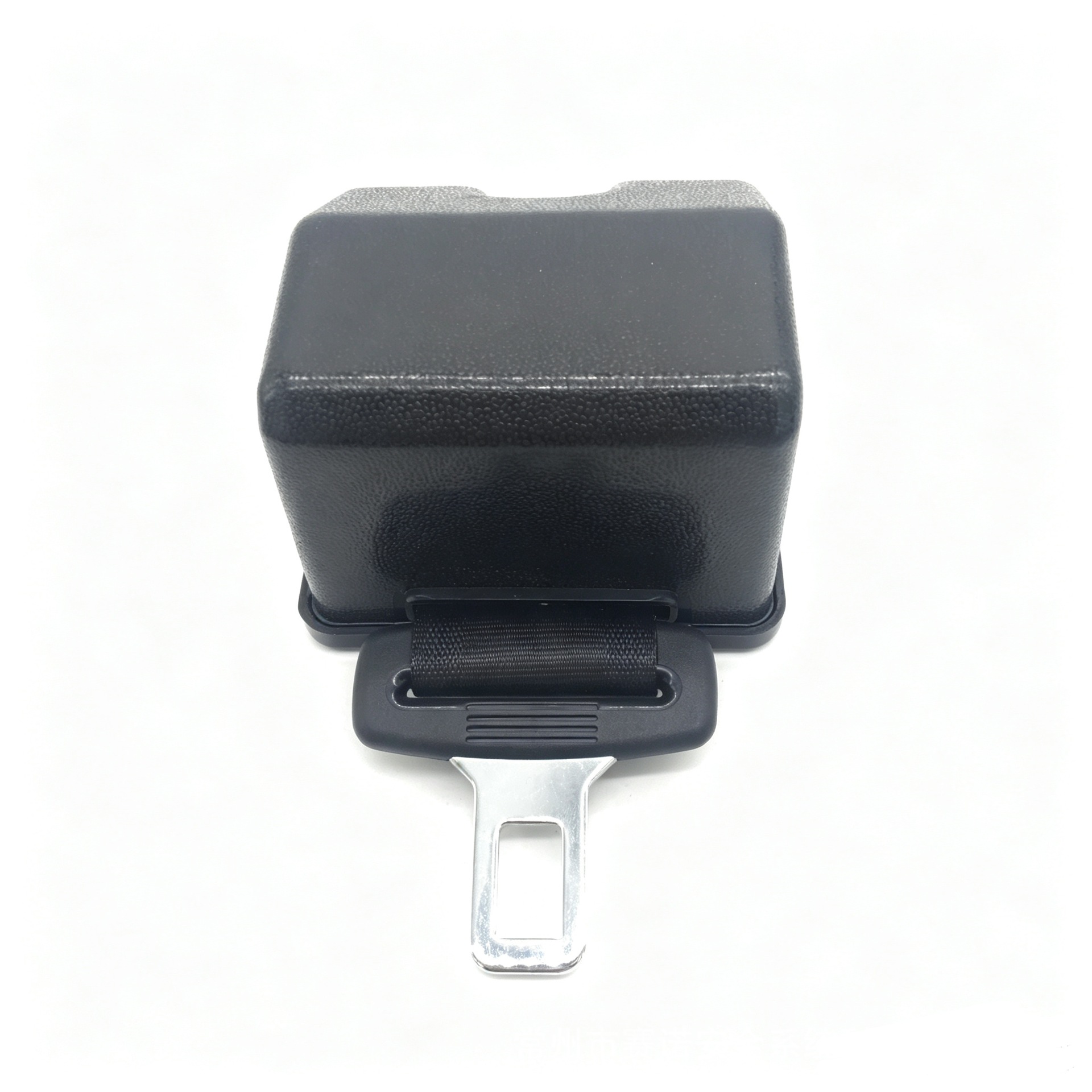 Automatically retractable two-point seat belt for cars, buses, and forklifts, with emergency locking function