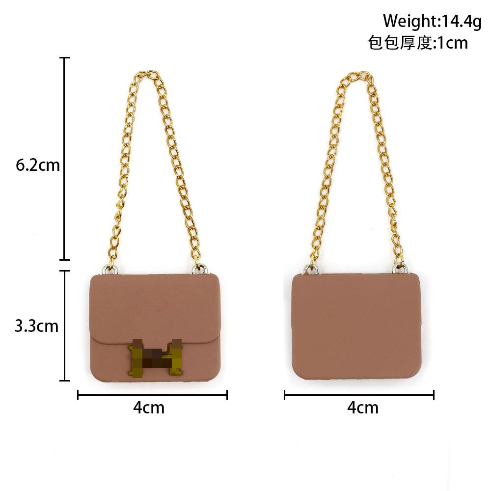 Dollhouse mini muñeca casa pequeña bolsa BJD bolsa de estilo de marca 6 centavos bolsa de muñeca 30 cm accesorios de muñeca