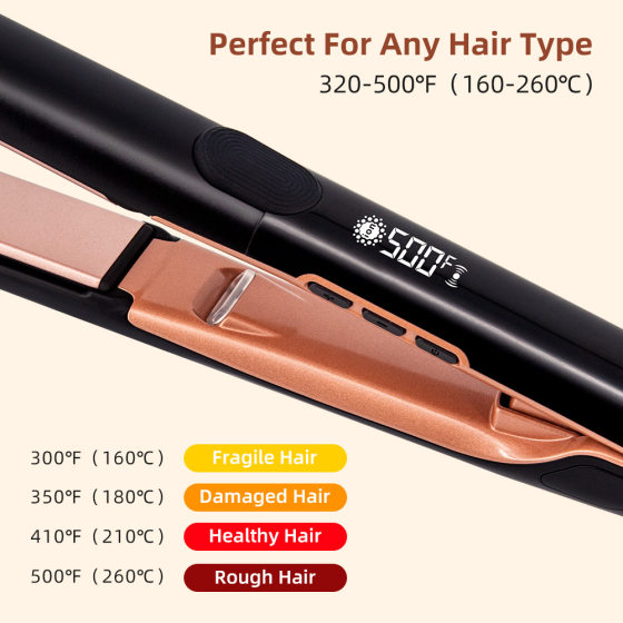Cross-border straightening plate curling and straightening dual-purpose electric splint household curling iron negative ion high temperature hair straightener vibrating straight plate clamp