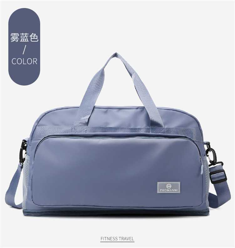 Bolsa de viaje de corta distancia bolsa de almacenamiento de viaje de gran capacidad para mujeres bolsa de equipaje crossbody Portátil Bolsa de fitness deportivo ligero