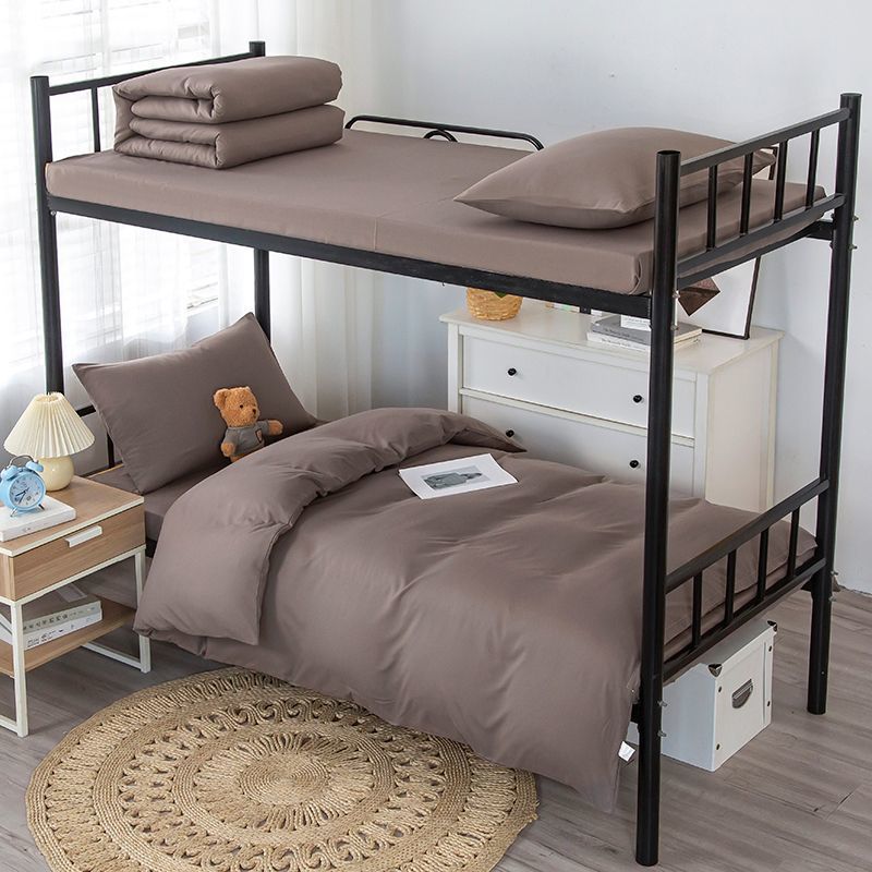 Edredón de color sólido un conjunto de edredón de invierno Core Four Seasons dormitorio de estudiantes universal edredón de algodón de primavera y otoño conjunto de cuatro o seis piezas