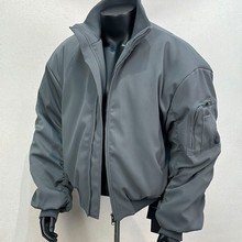 飞行员夹克外套男春秋款美式廓形短款冲锋cleanfit立领教练棒球服