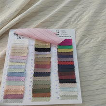 2公分棉麻横条条子布料 春夏透气女装连衣裙衬衫时装面料