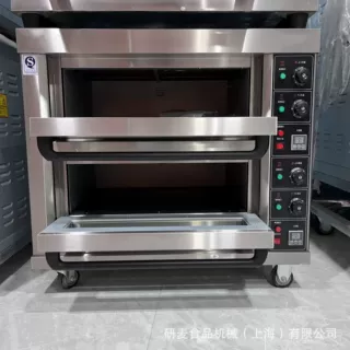 新款KXD2-2商用食品烘焙设备烤地瓜炉  两层两盘可视双层防爆玻璃