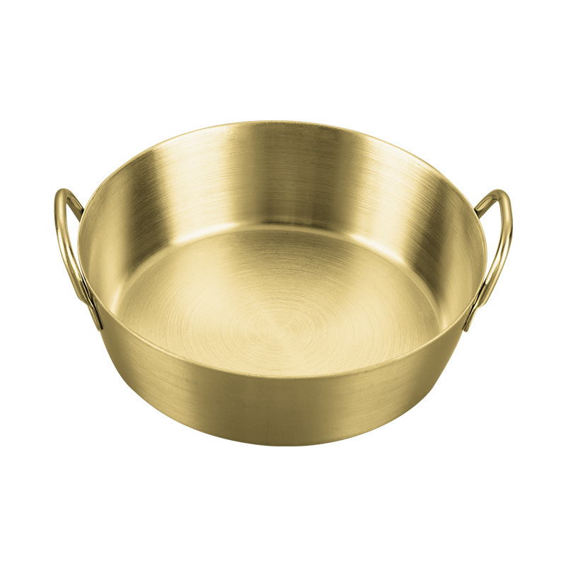 Coreano 304 salsa de acero inoxidable binaural Plato de oro comercial de inmersión condimento plato encurtidos snack plato al por mayor