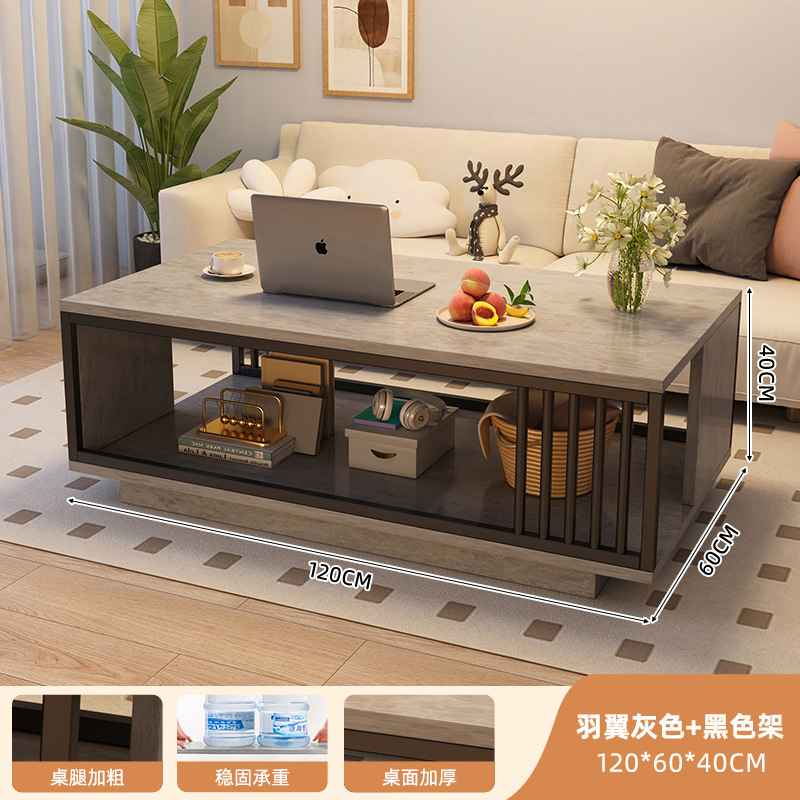 [플로어 스탠딩 업그레이드 모델] 윙 그레이 + 블랙 프레임 120CM