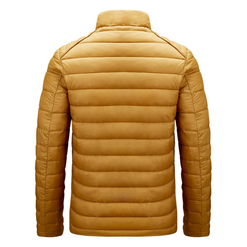 Abrigo acolchado de algodón para hombres jóvenes nuevo cuello de pie abrigo acolchado de algodón abrigo de hueso de voleibol para hombres abrigo ligero transfronterizo exclusivo para el comercio exterior del Amazonas