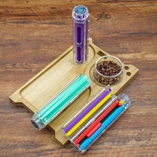新款多色塑料家用手动旋转卷烟器手卷卷烟拉烟器配件卷烟机填烟器