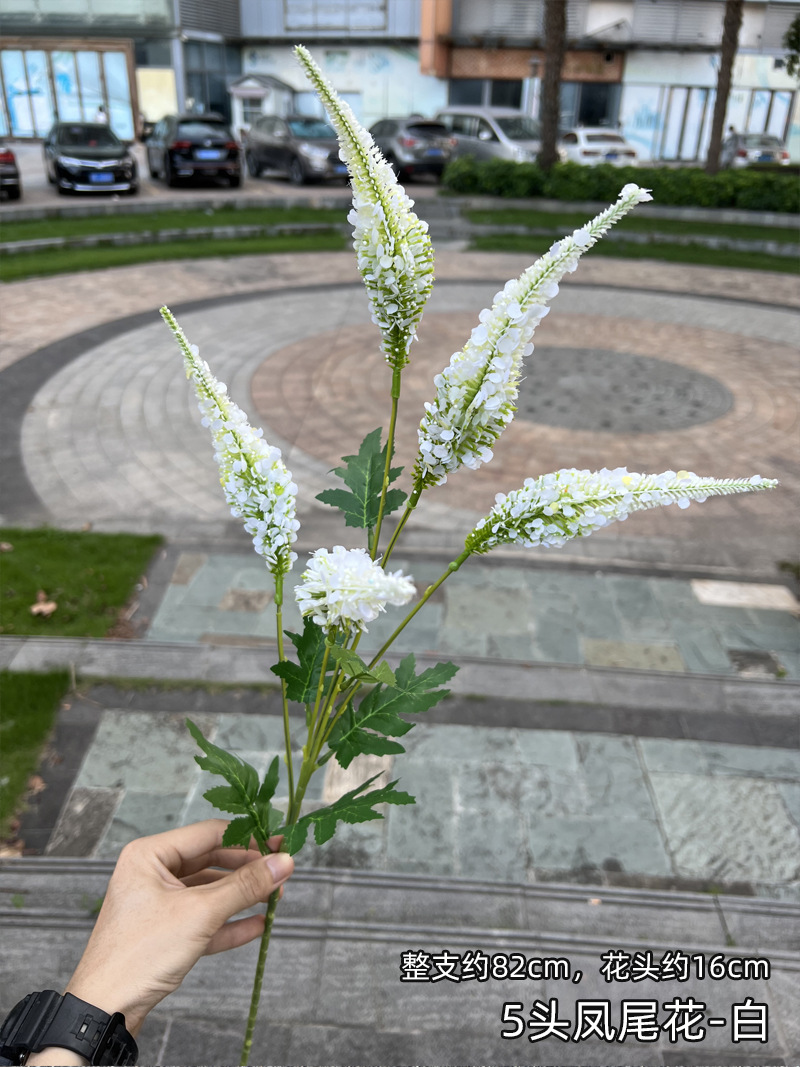 Boda blanca FÁBRICA DE FLORES ARTIFICIALES Línea Blanca Flor flor flotante boda camino plomo Fondo decoración flor falsa al por mayor