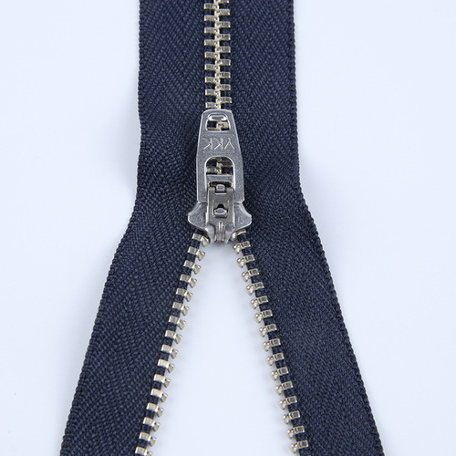 YKK No. 3 Antique Bronze Closed-End Spring Slider, No. 4 Electroplated Brass Closed YG Metal Zipper for Pants and Belts