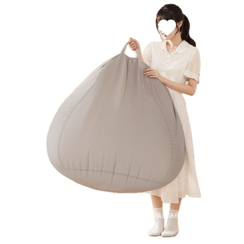 Fábrica directa sofá perezoso se puede acostar y dormir una sola persona bolsa de frijol humano balcón dormitorio tatami crema pequeña