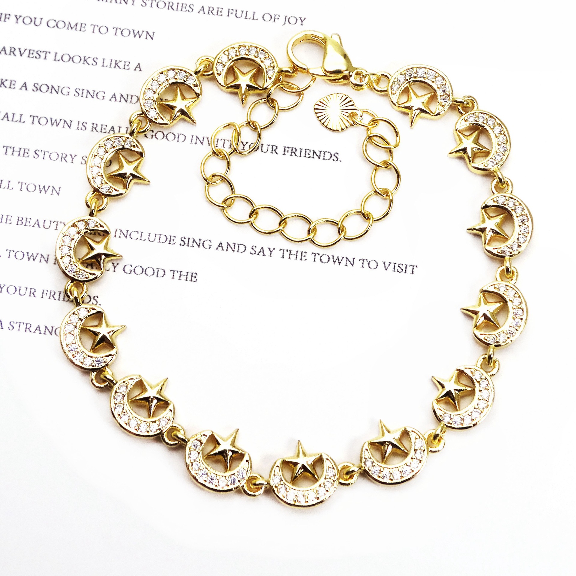 Heart-Shaped Zirconia Bracelet 13