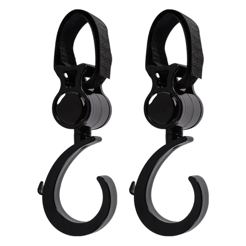 Baby Stroller hook 360 degrees rotatable stroller hook hanging bag children's car electric car hook accessories