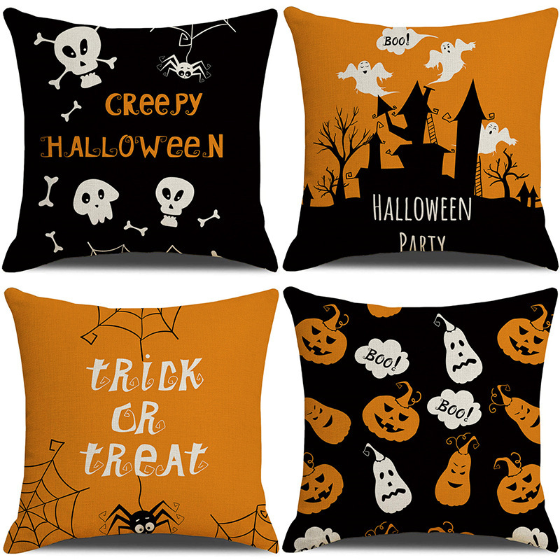 アマゾンの新型ハロウィーン装飾家庭リネン枕カバー|undefined