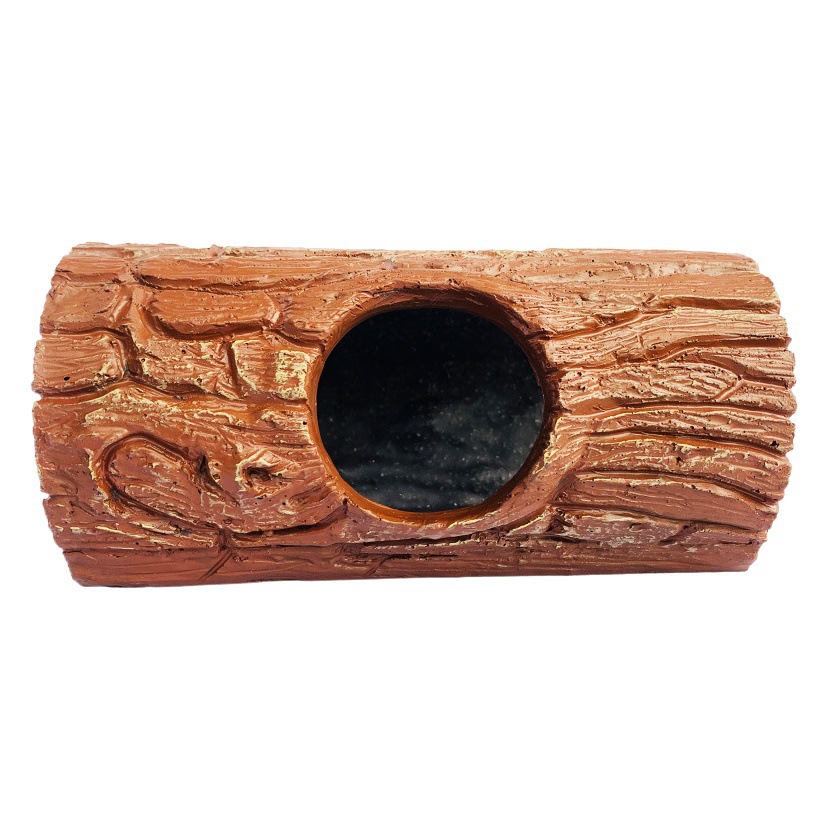 Decoración de paisajismo de micro paisaje, artesanía en resina, hámster, mascota trepadora, lagarto, esquivar agujeros de árboles artificiales, escenario puntual