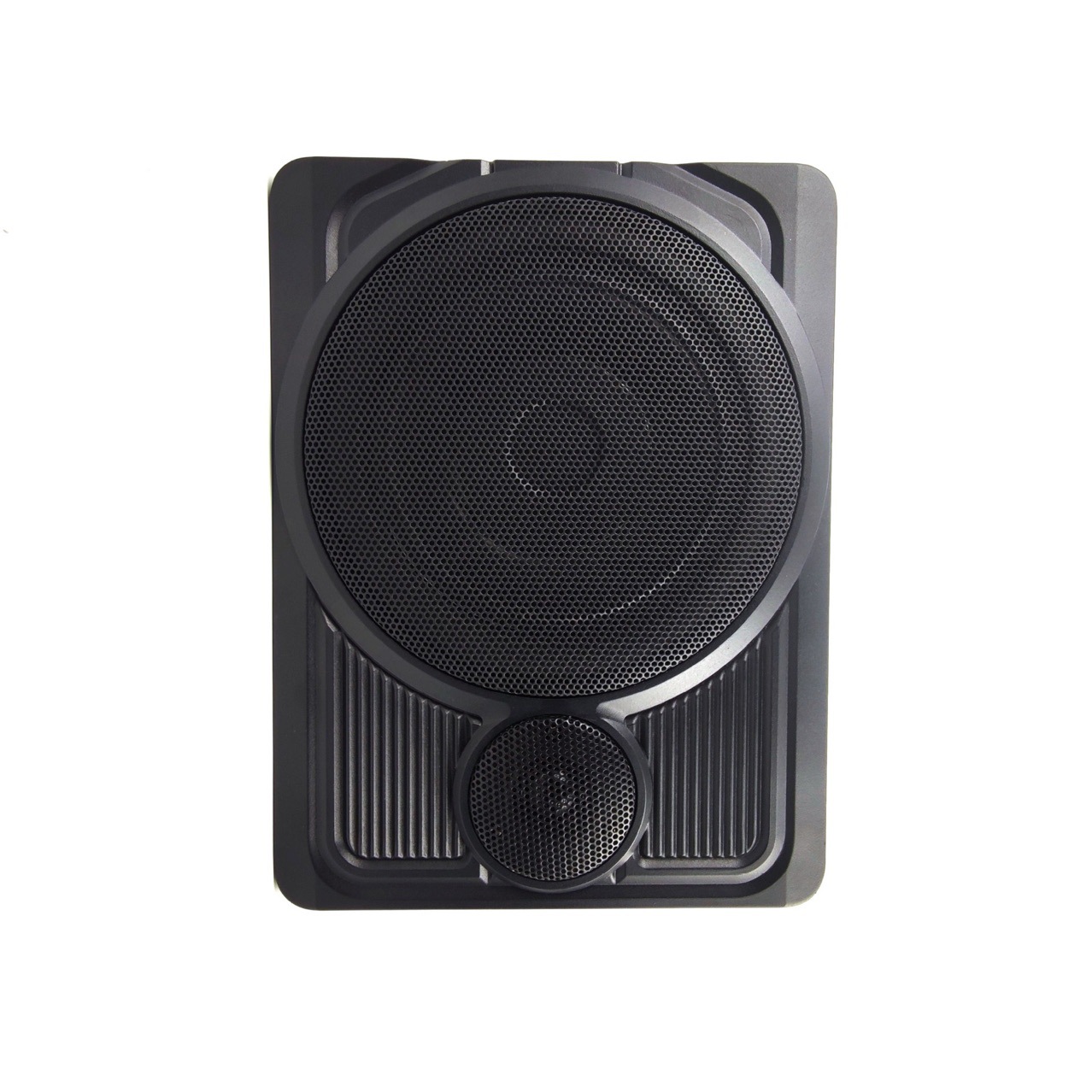Car Audio Subwoofer with Tweeter Dual Speakers Active 10inch Full-Range Aluminum Alloy High-Power Ultra-Thin Subwoofer Speaker