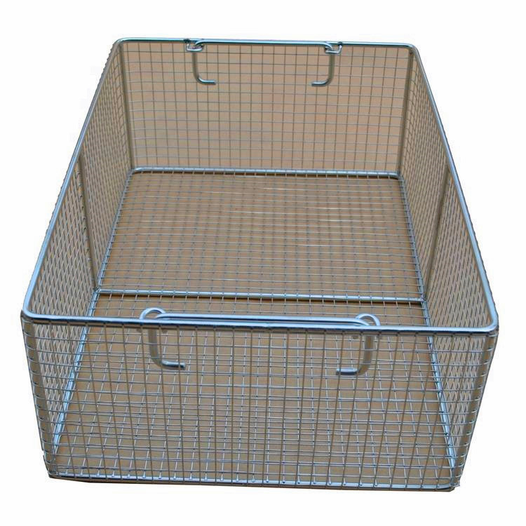 苏州生产镀铬置物网框     长方体篮筐