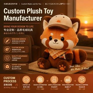 毛绒玩具定制玩偶布娃娃卡通动漫人偶玩具定做毛绒手办公仔IP定制
