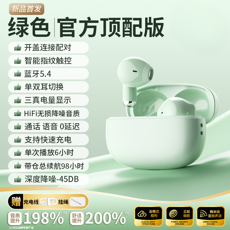 原装蓝牙耳机真无线入耳式降噪运动听歌游戏超长续航2025新款|undefined