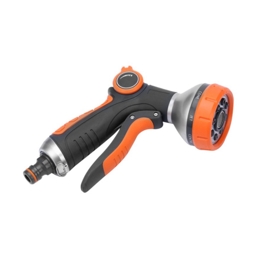 Snjue en stock 8 función pegamento recubierto traje de pistola de agua con válvula reguladora pistola de pulverización de agua transfronteriza Venta caliente lavado de coches traje de pistola de agua