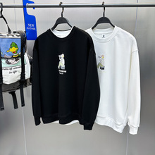 春秋原创男装卡通圆领套头卫衣情侣时尚休闲宽松卫衣潮B2CRE1348