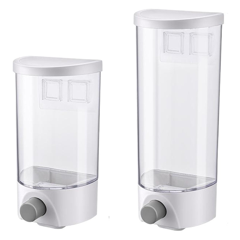 Jarra sellada de grano de cocina transparente a prueba de humedad caja de almacenamiento de frijol de arroz tipo prensa jarra de almacenamiento de cereales