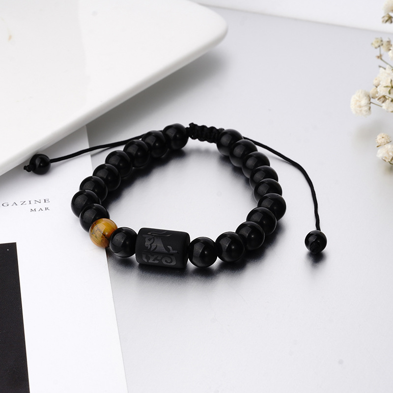Fashion Constellation obsidian Handmade Bracelets 1 Piece