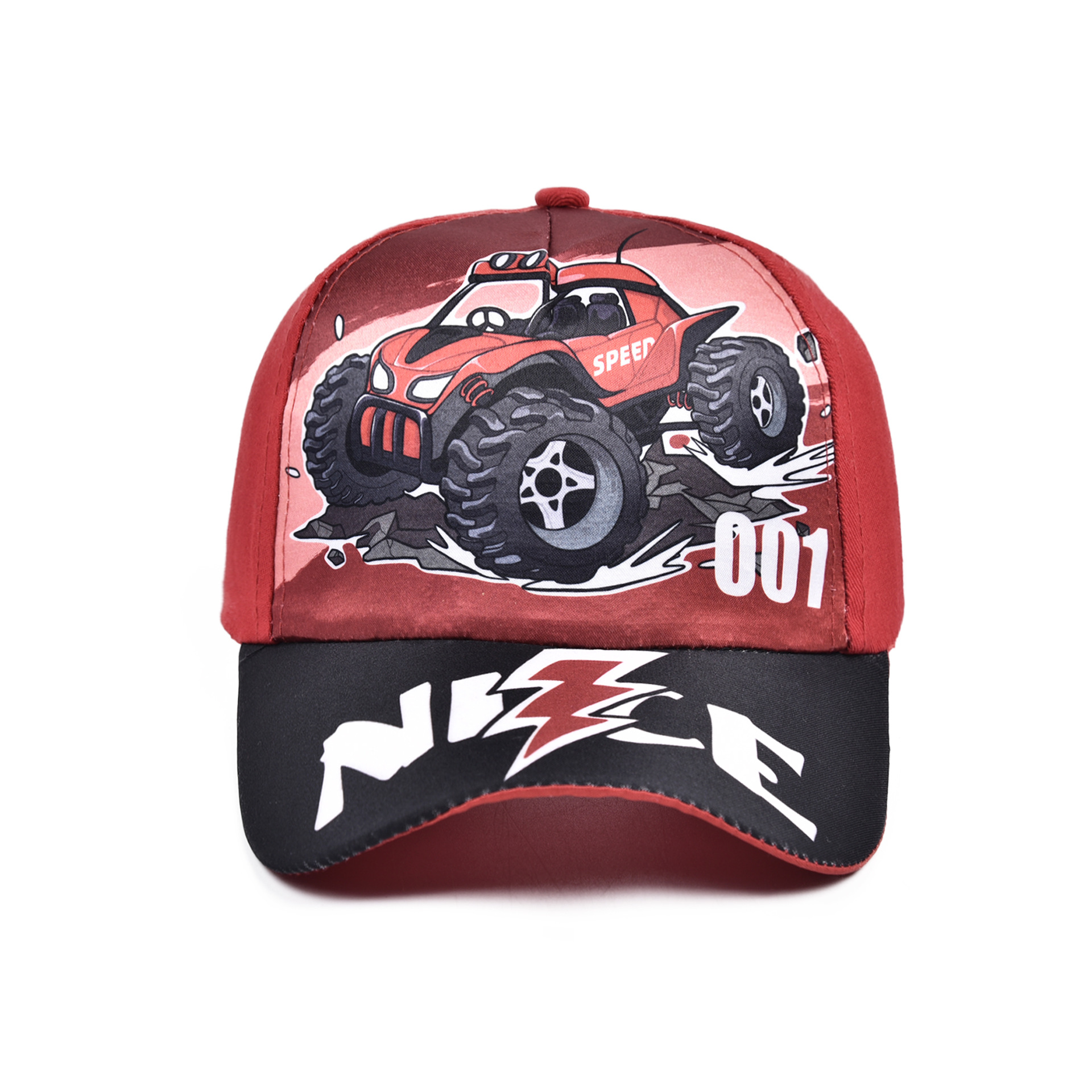 빨간색 카트-어린이용 디지털 인쇄