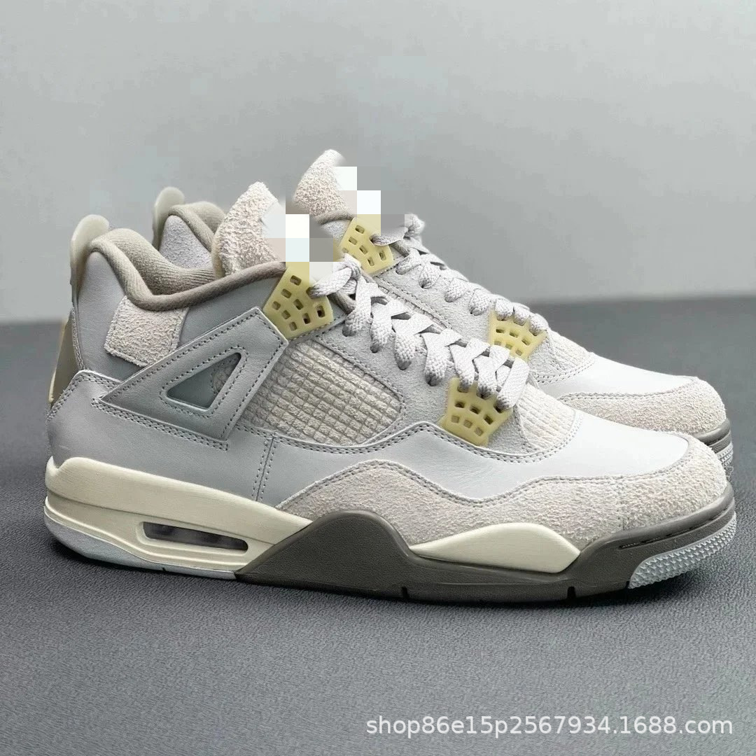 Zapatillas de Baloncesto Deportivas AJ4, Cuero y Caucho, Transpirable y Antideslizante, para Deporte y Ocio