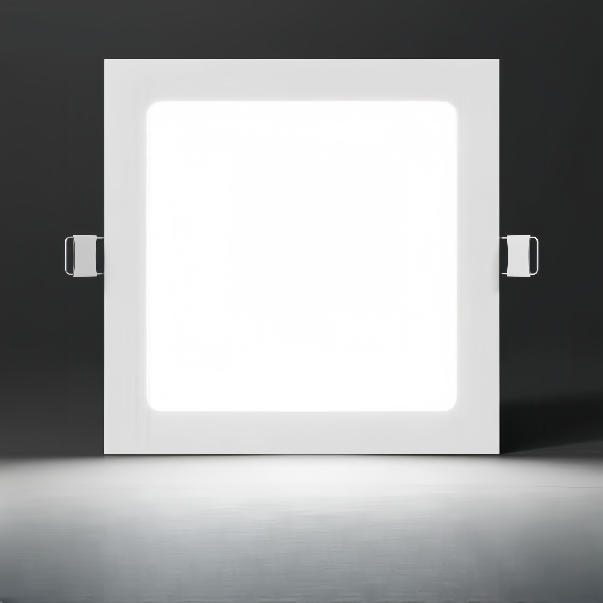 Lámpara ultrafina cuadrada redonda, downlight especial para techo pequeño, luz plana delgada, luz de panel LED para comercio exterior