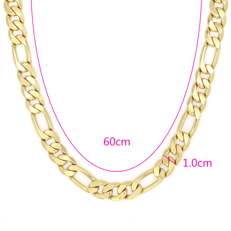 Punk Solid Color Copper Plating Necklace 1 Piece