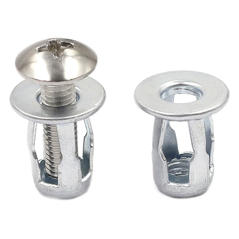 В наличии поставка из оцинкованной углеродистой стали полый железный лист пластиковая пластина алюминиевая пластина расширительный винт M4M5M6M8 лепестковая гайка