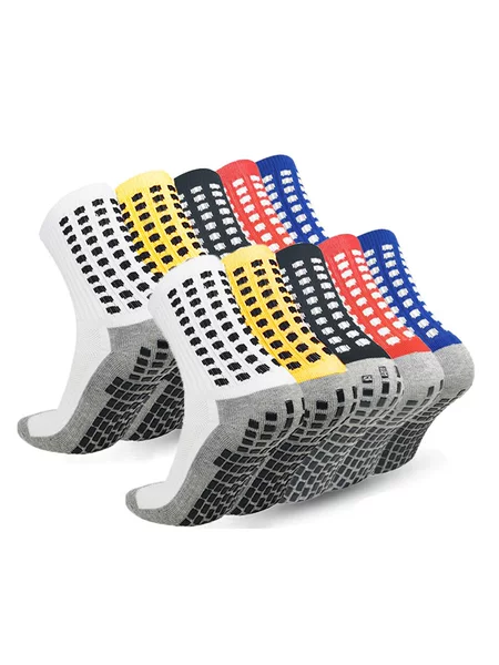 Cross-border Hot Selling Teenager Professional Practical Dummy Football Socks Thickened Towel Bottom Sweat-absorbent Non-slip Sports Football Socks