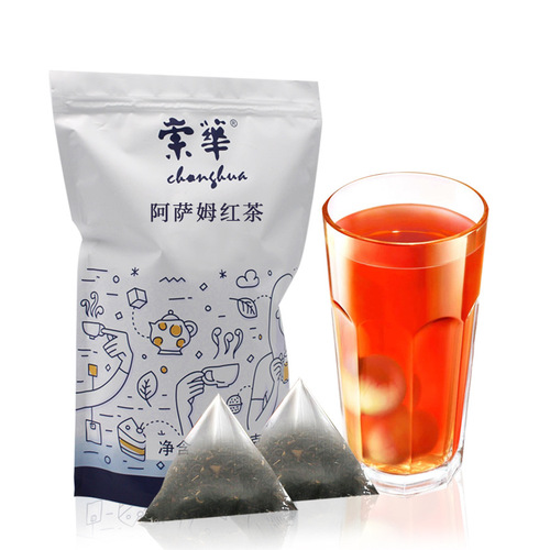 Assam black tea milk tea specialized raw materials Hong Kong-style milk tea hand-brewed lemon tea commercial tea triangle tea bags 500g