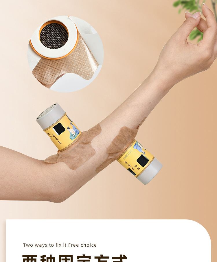 Portable Moxa Roll Tube Ai Jiu Warming Moxibustion Device for Body with Elastic Strap Reusable quality and texture