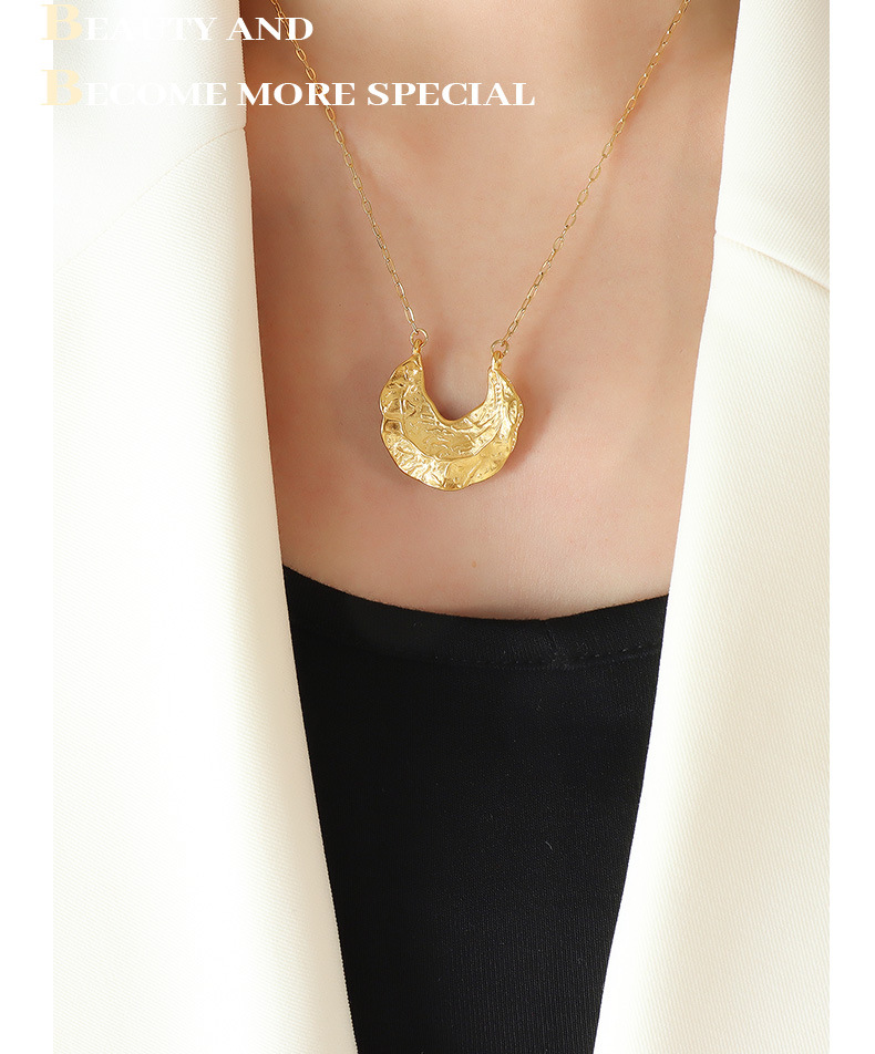 Simple Style Solid Color Titanium Steel Plating Earrings Necklace